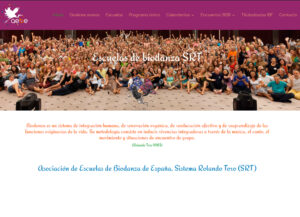 AEBE Escuela de Biodanza Diseño web FabricaNet