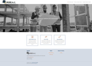 ASEAC Gestoria area construccion proyecto web FabricaNet