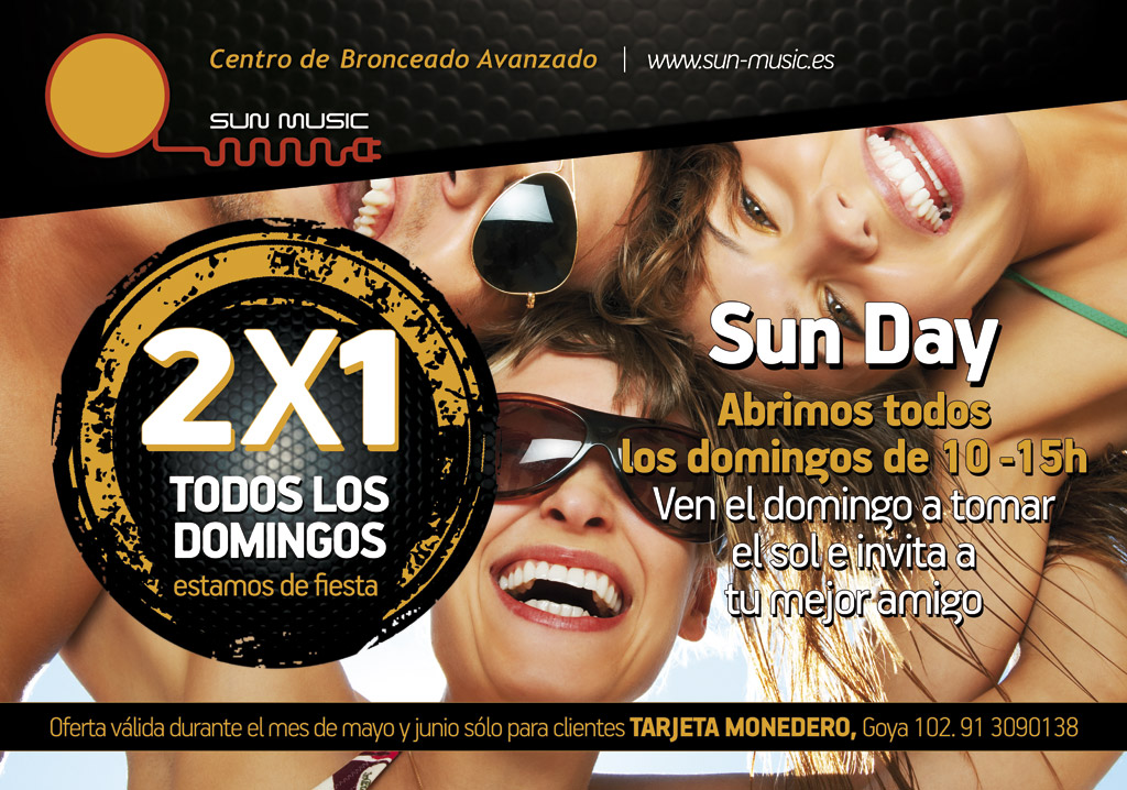 Cartel publicitario para SunMusic