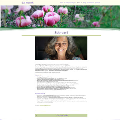 Eva Wodnik Psicóloga