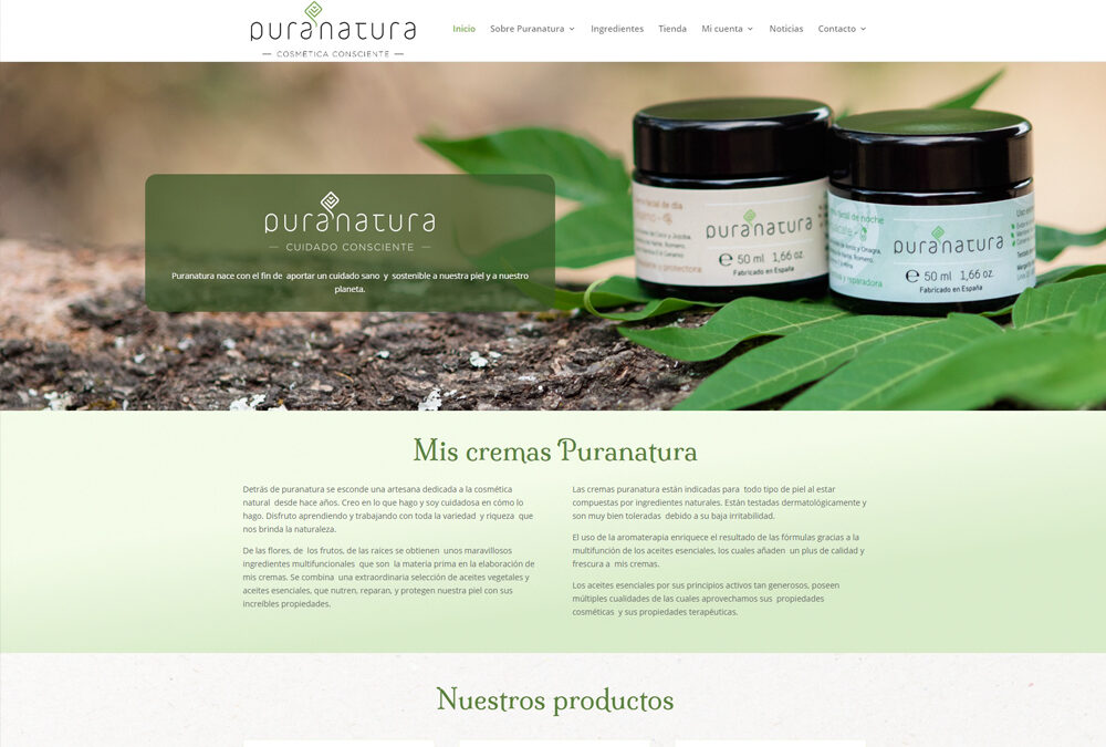 Puranatura, tienda online