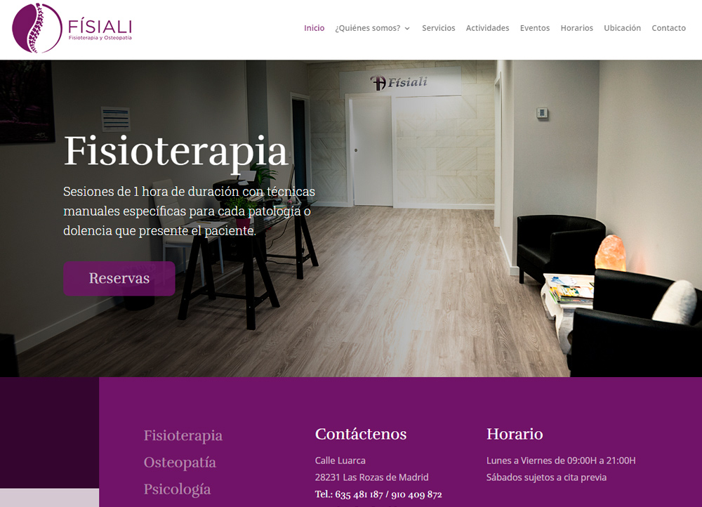 Fisialia, fisioterapia y osteopatía