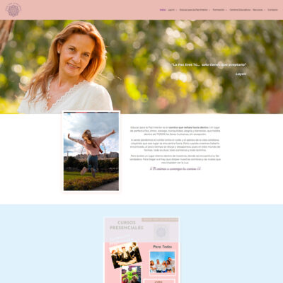 Educar para la paz interior, talleres y cursos, e-commerce