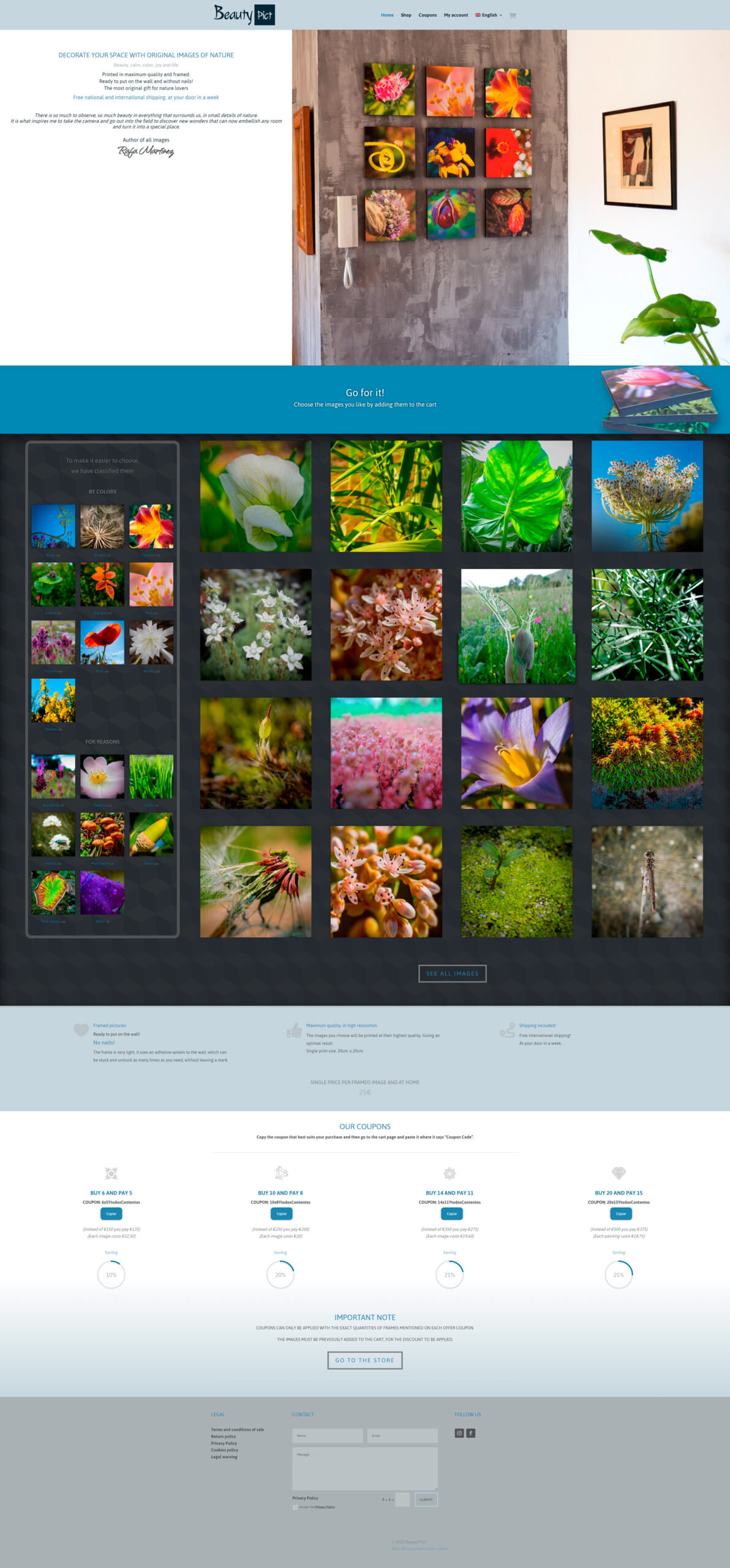 Home de la web Beauty Pict